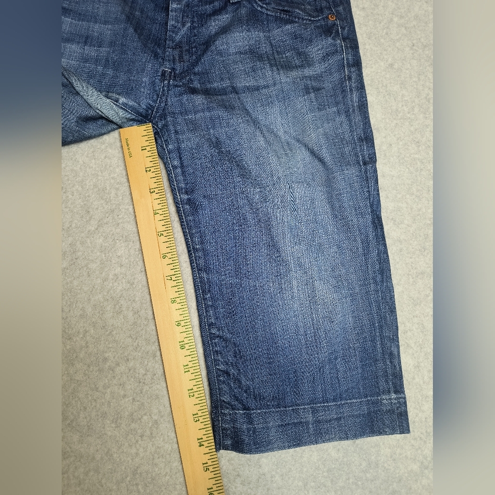 7 For All Mankind Dojo Womens Bermuda Shorts Womens - Picture 6 of 9